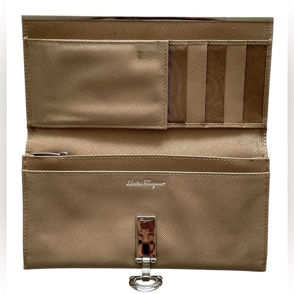 Salvatore Ferragamo Icona Clip Continental Wallet - Picture 6 of 14